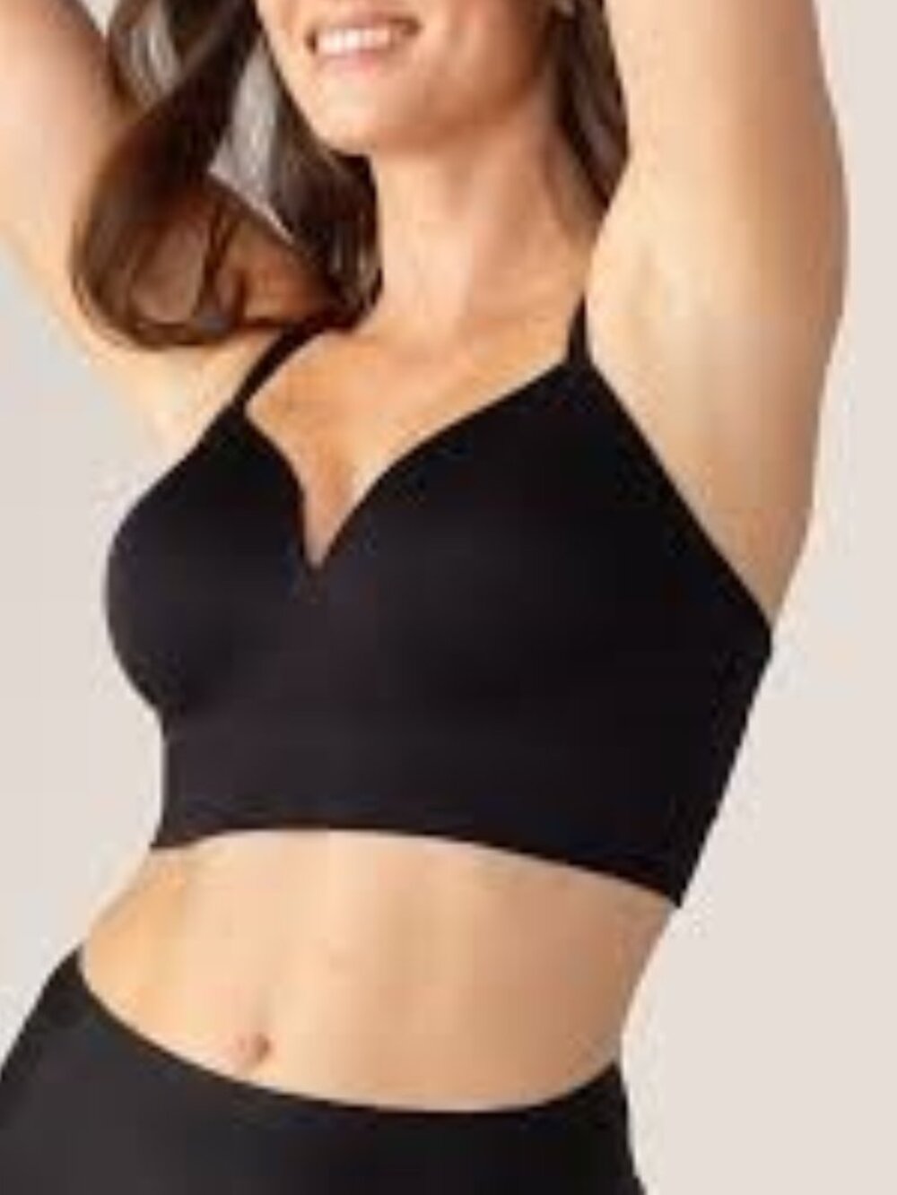 Truekind Wireless Shaping Bra NEW Black Supportive Comfort By Shapermint